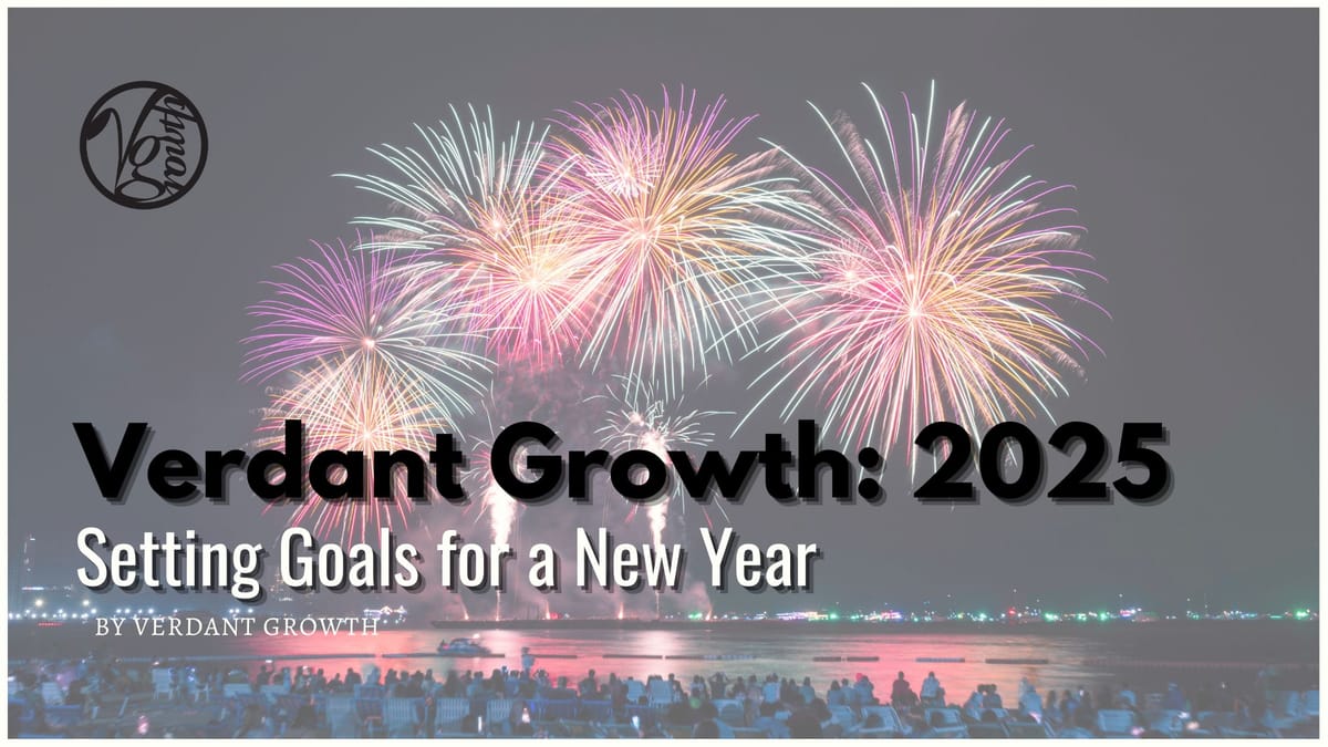 Hello, 2025! Challenges for the new year!