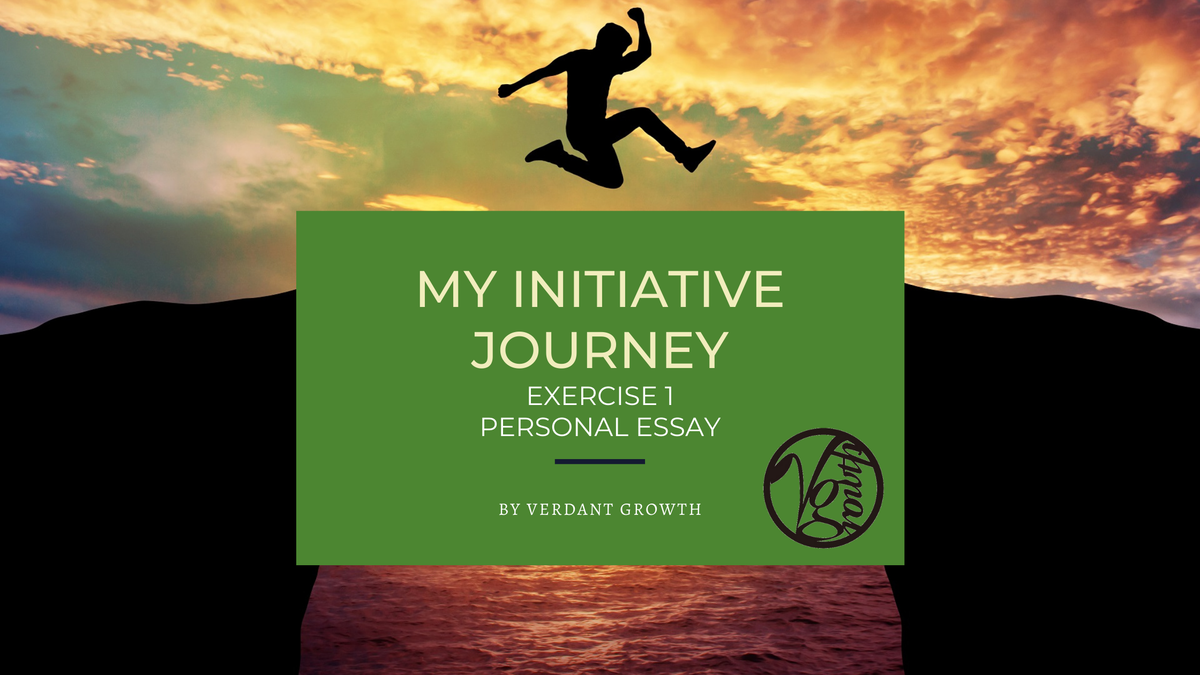 My Initiative Journey: Exercise 1 - Personal Essay