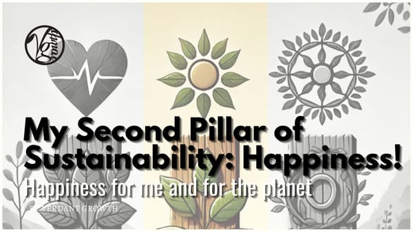 My Second Pillar of Sustainability: Happiness